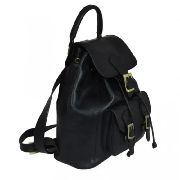 Time Resistance - Womens Leather Backpack - Picture 2 of 5